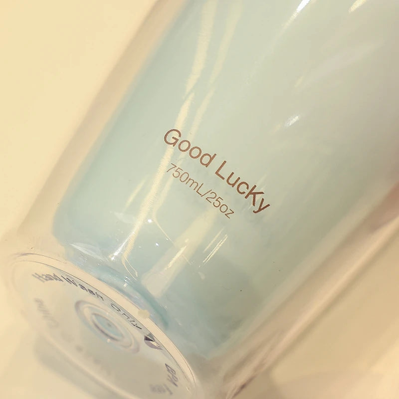 750ml Large-Capacity Double-Layered Water Bottle