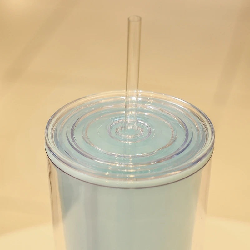 750ml Large-Capacity Double-Layered Water Bottle
