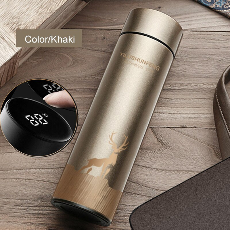 500ML Thermos Vacuum Flasks (Temperature Display) Stainless Steel