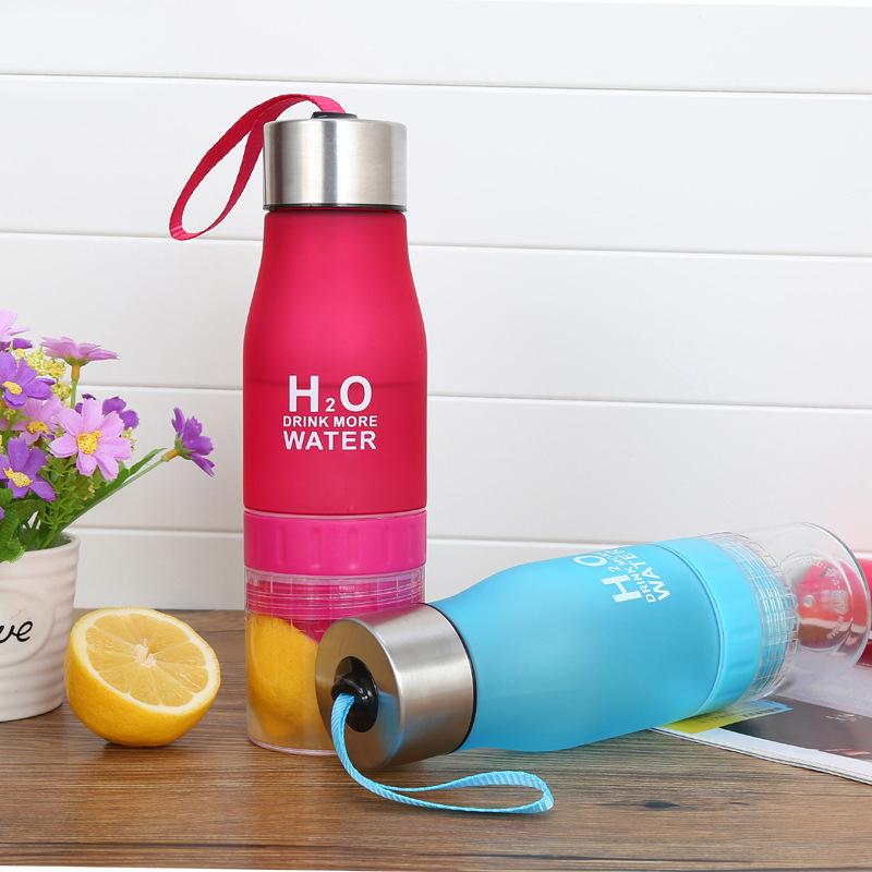 650ml Lemon Water Bottle (Multi Color)